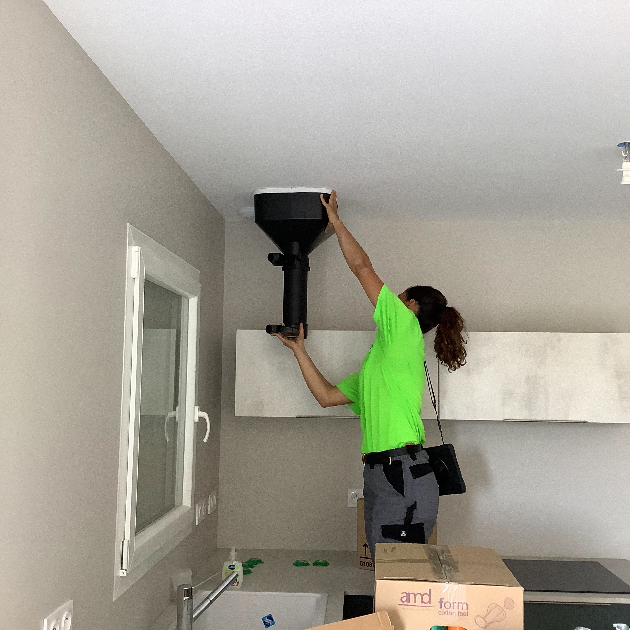 mesure de débit système de ventilation Mesure de perméabilité à l’air par infiltrométrie